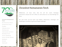 Tablet Screenshot of chronikvonferch.de